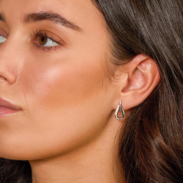 Kit Heath Ladies Serenity Sterling Silver Grande Stud Earrings
