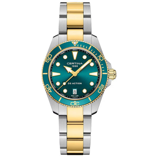 Certina Ladies DS Action 34.5mm Quartz Two Tone Watch