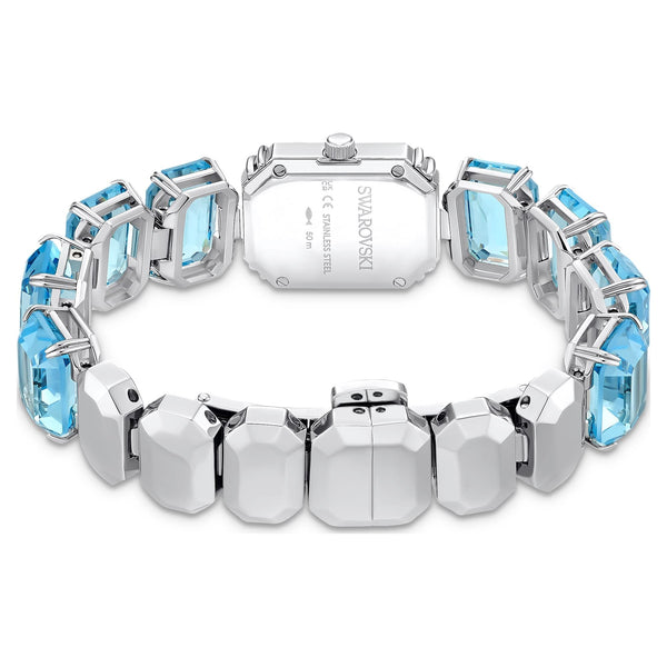 Francis & Gaye Ladies Millenia Octagon Cut Blue Stone Set Bracelet Watch