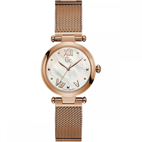 Francis & Gaye Ladies PureChic Rose Gold Mesh Watch