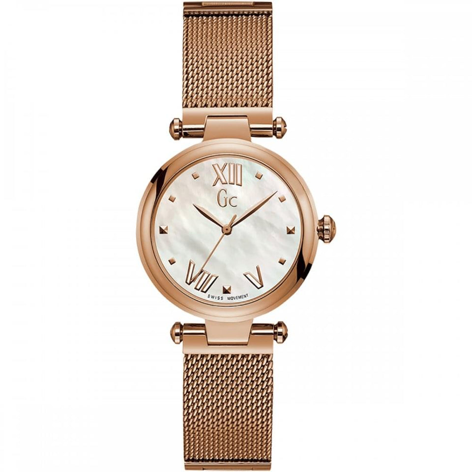 Francis & Gaye Ladies PureChic Rose Gold Mesh Watch