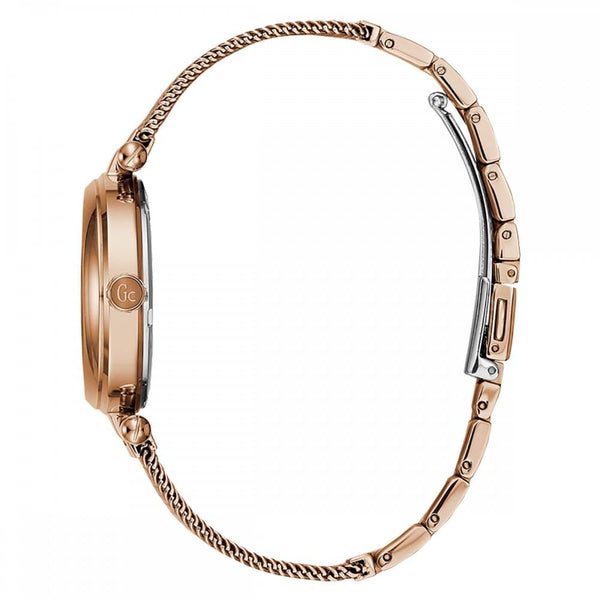 Francis & Gaye Ladies PureChic Rose Gold Mesh Watch