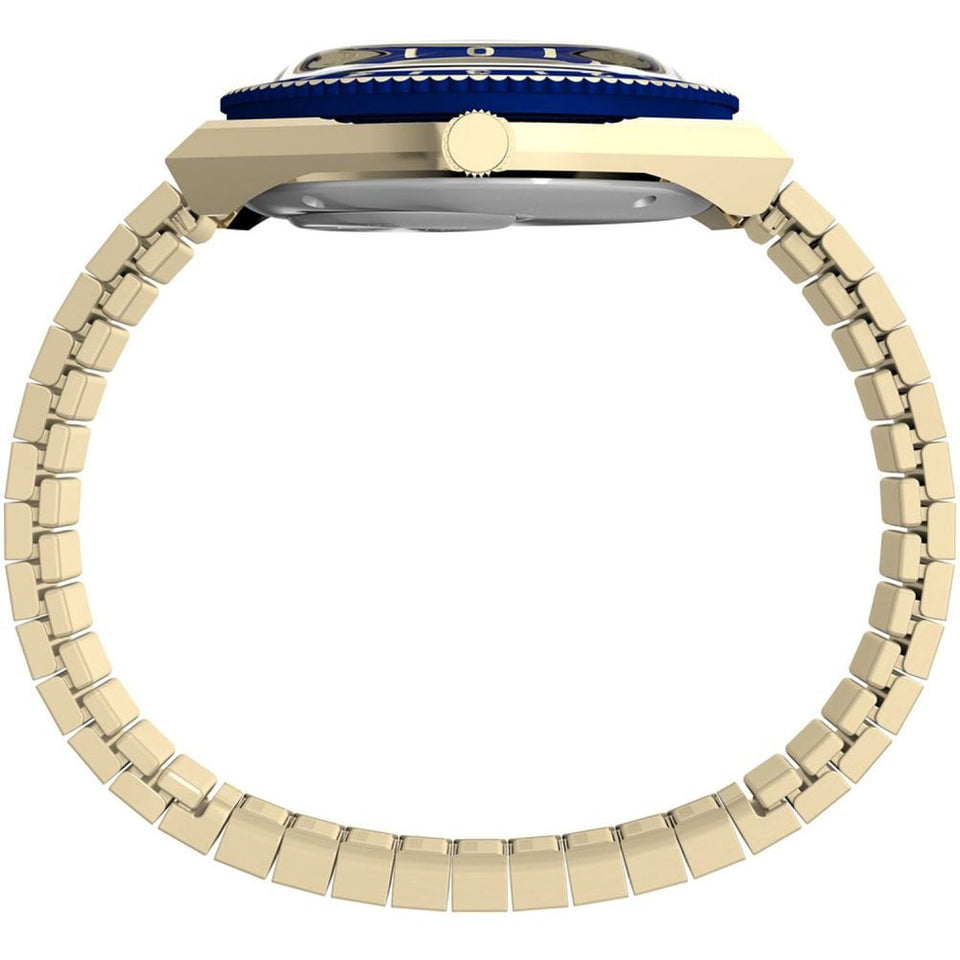 Timex Ladies Q Timex 36mm Llapis Lazuli  Dial Expansion Band Watch
