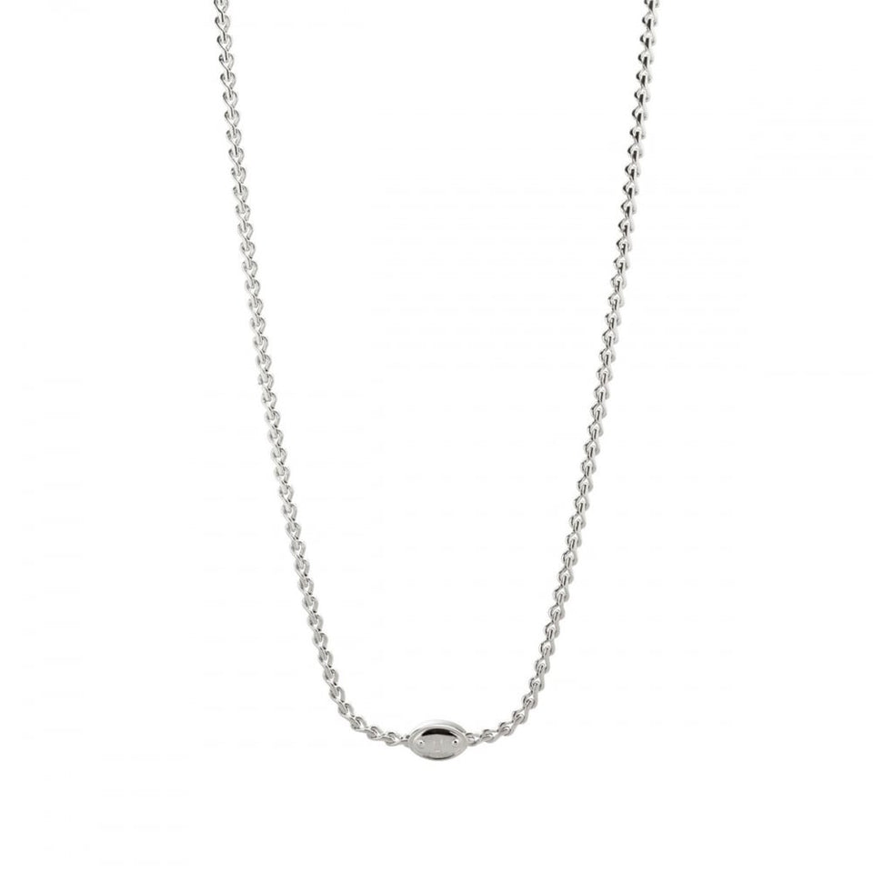 Francis & Gaye Ladies Stainless Steel Curbed Chain