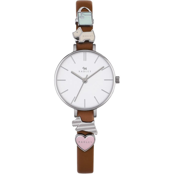 Francis & Gaye Ladies Tan Strap 'Time After Time' Charm Watch