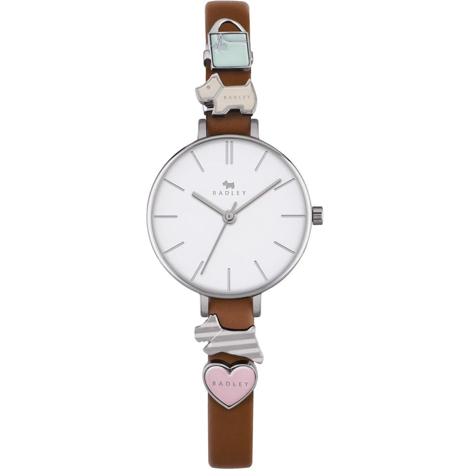 Francis & Gaye Ladies Tan Strap 'Time After Time' Charm Watch