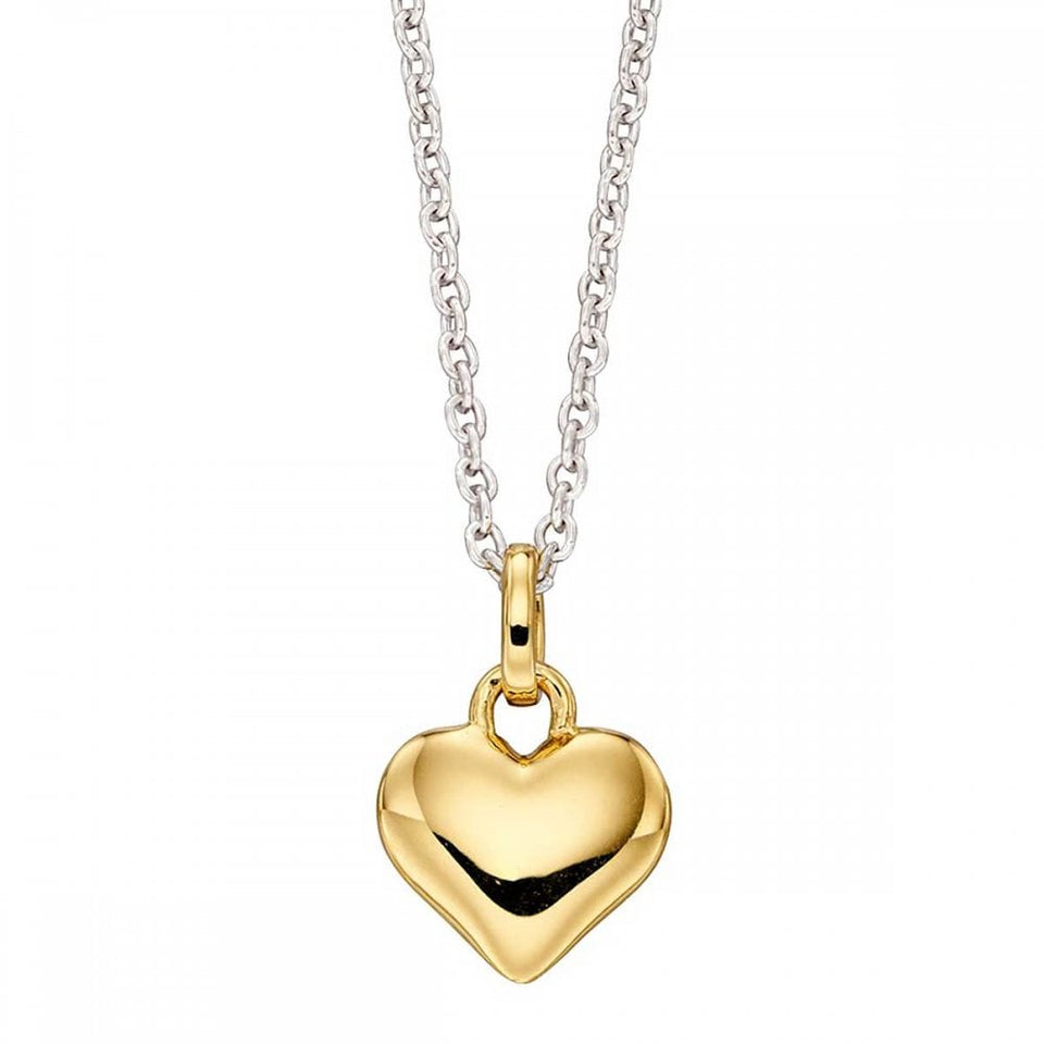 Little Star Children's Ella Gold Plated Heart Necklace