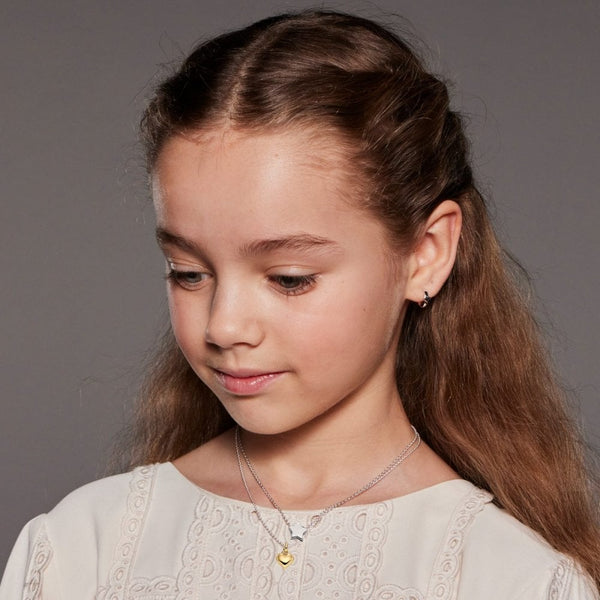 Little Star Children's Ella Gold Plated Heart Necklace