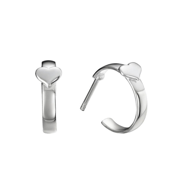 Little Star Children's Novie Heart Hoop Earrings