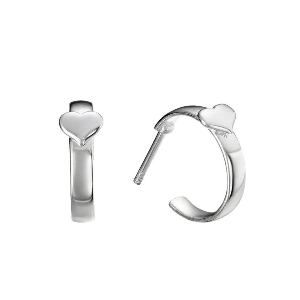 Little Star Children's Novie Heart Hoop Earrings