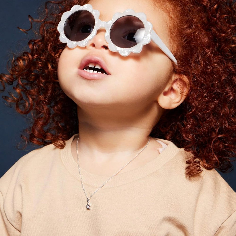 Little Star Girl's Mini Diamond Kirsty Star Necklace