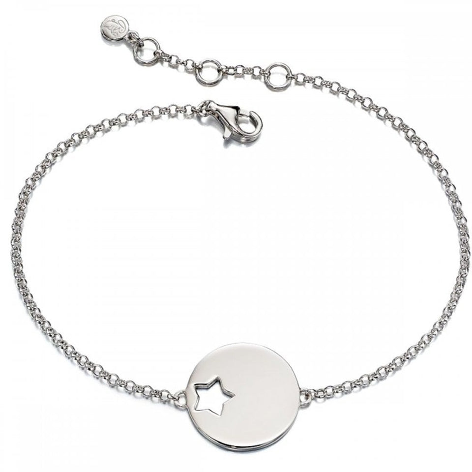 Little Star Ladies Cut Out Star Circle Bracelet
