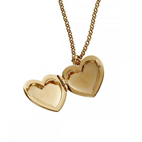 Little Star Sorcha Gold Plated Heart Locket Necklace