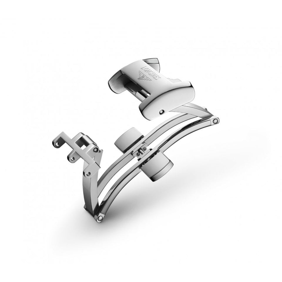 Longines 14mm Steel Push Button Deployment Clasp