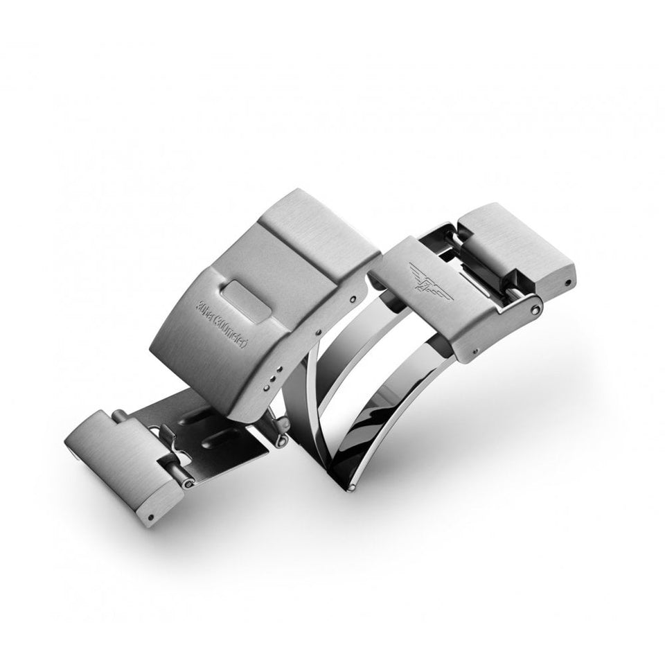 Longines 18mm Steel Fold Over Diver Clasp