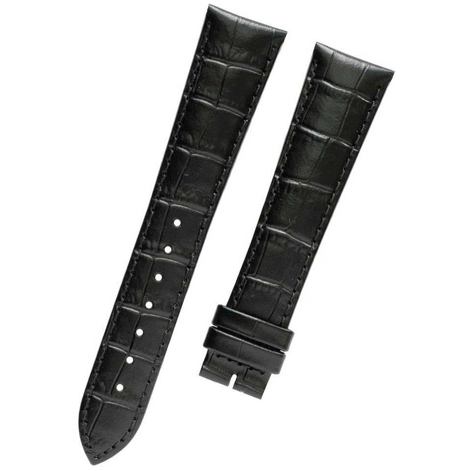 Longines DOLCEVITA 20mm Black Extra Long Leather Strap