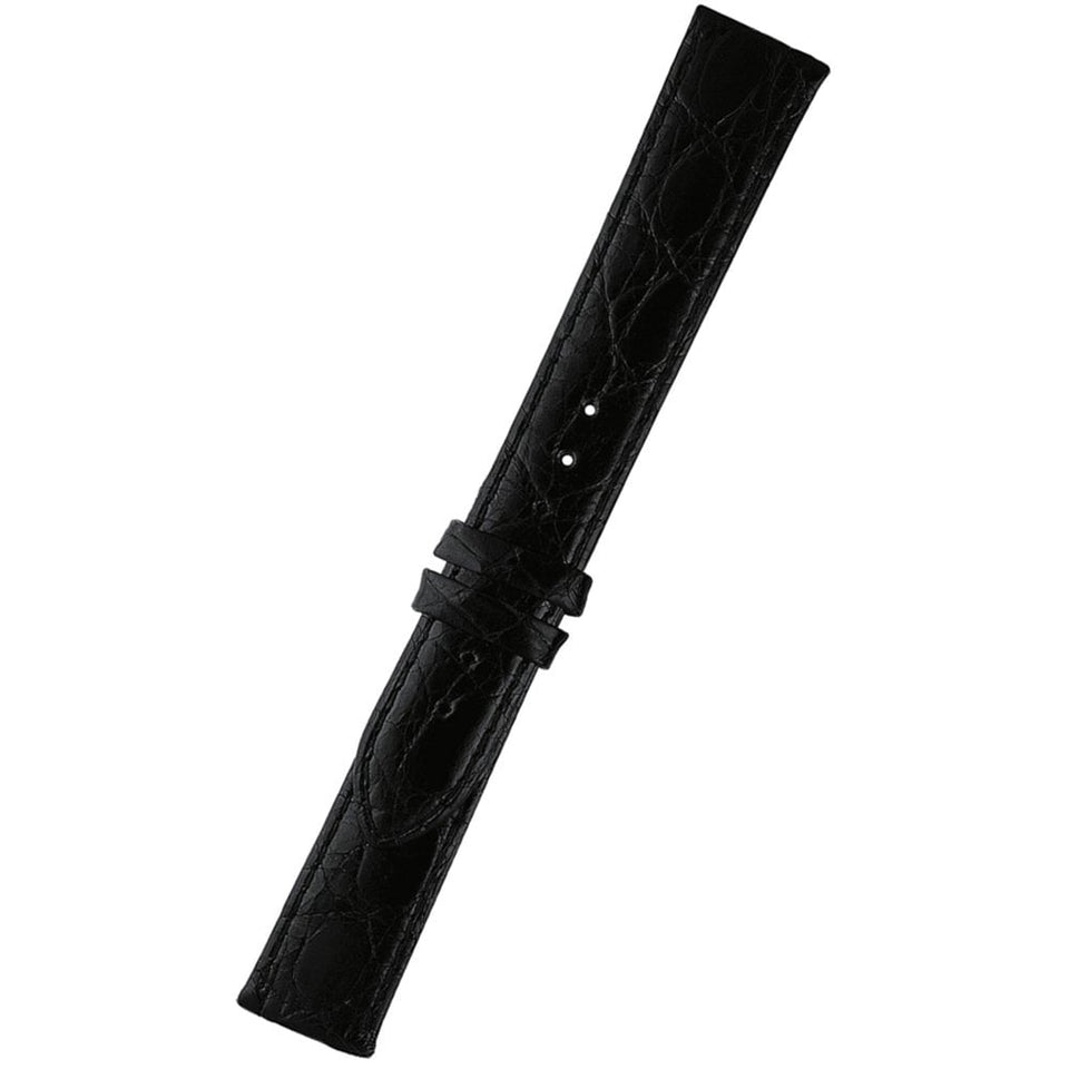 Longines ELEGANT COLLECTION 19mm Black Alligator Strap