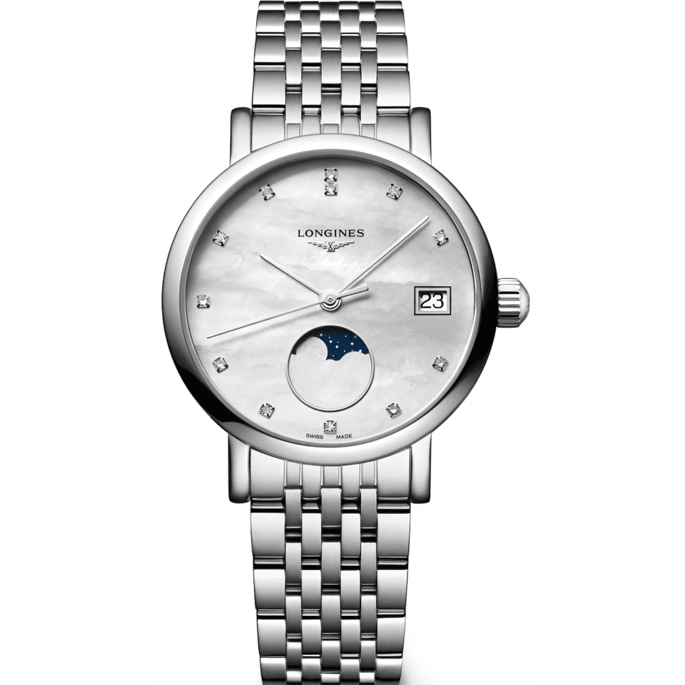 Longines ELEGANT COLLECTION Mother Of Pearl 30mm Ladies Quartz Watch