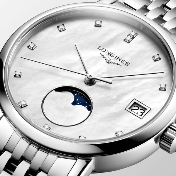 Longines ELEGANT COLLECTION Mother Of Pearl 30mm Ladies Quartz Watch