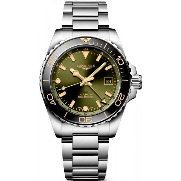 Longines HYDROCONQUEST 41mm Green Automatic Watch