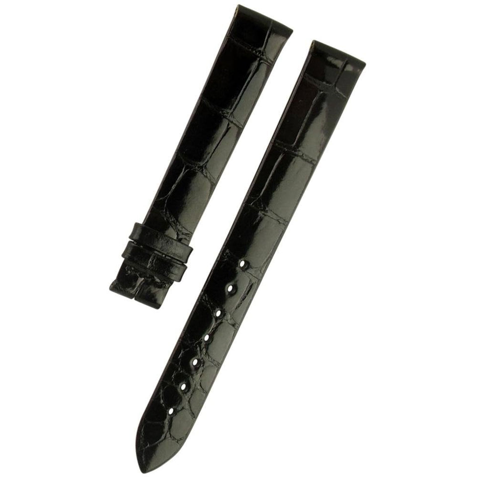 Longines LA GRANDE CLASSIQUE 13mm Bright Black Alligator Strap