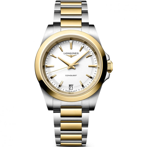 Longines Ladies Conquest 34mm Two Tone Quartz Watch
