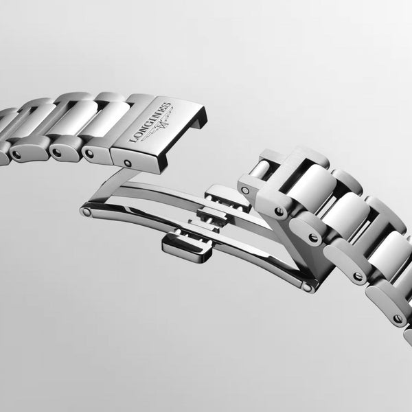 Longines Ladies Conquest Automatic 18ct Gold Cap Watch