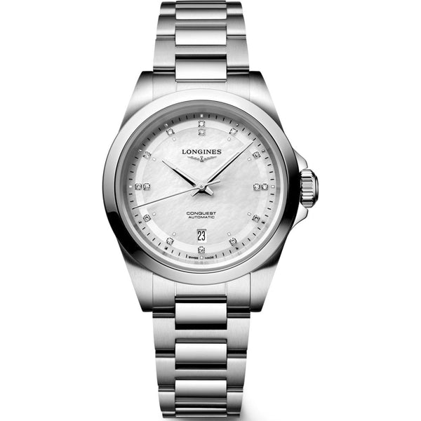 Longines Ladies' Conquest Diamond 30mm Automatic Watch