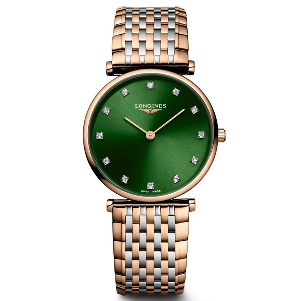 Longines Ladies' LA GRANDE CLASSIQUE 29mm Green Dial Watch