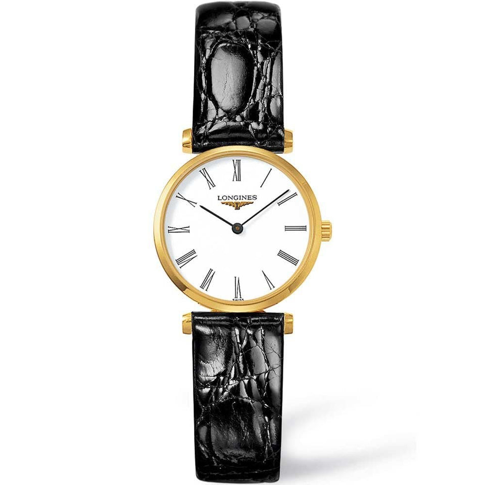 Longines Ladies La Grande Classique Leather Strap Watch