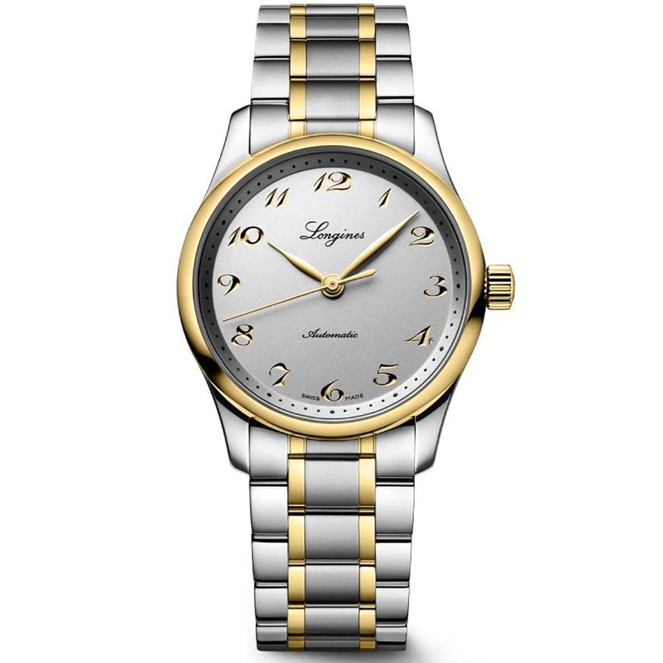 Longines Ladies Master Collection 34mm Steel & 18ct Yellow Automatic Watch