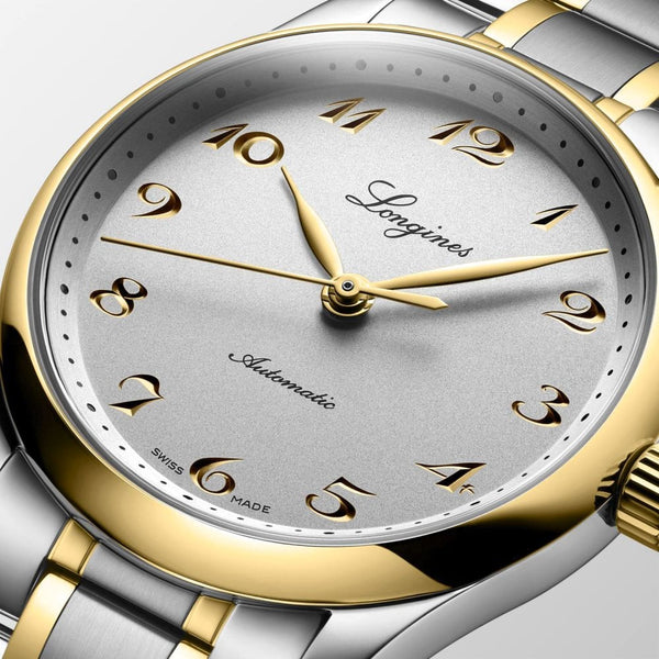 Longines Ladies Master Collection 34mm Steel & 18ct Yellow Automatic Watch