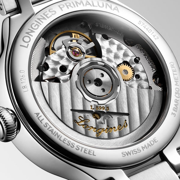 Longines Ladies PRIMALUNA Moonphase Automatic Diamond Set Watch