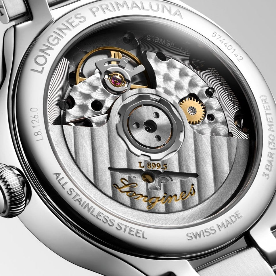 Longines Ladies PRIMALUNA Moonphase Automatic Diamond Set Watch