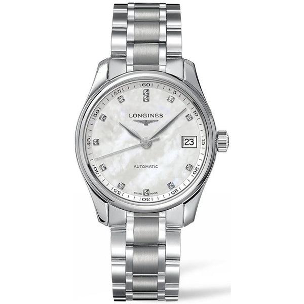 Longines MASTER COLLECTION 34mm Ladies Diamond Set Automatic Watch