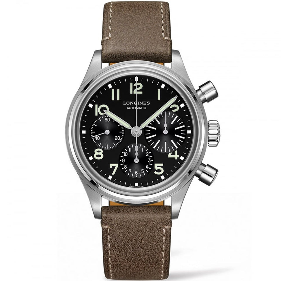 Longines Men's AVIGATION BIGEYE 41mm Chronograph Watch