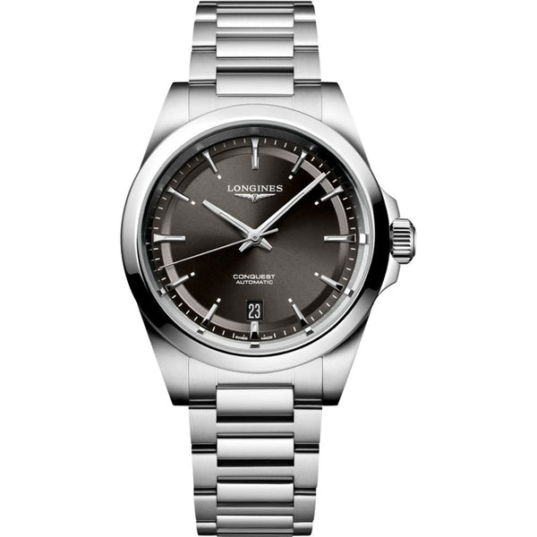 Longines Men's CONQUEST 38mm Sunray Black Dial Automatic Watch