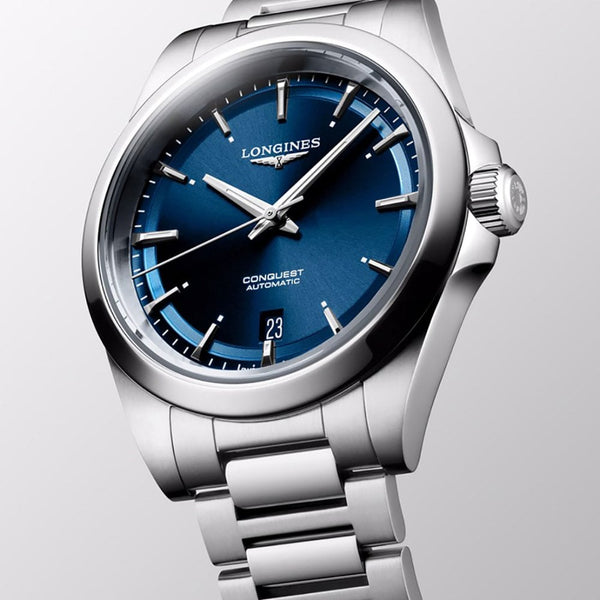 Longines Men's CONQUEST 38mm Sunray Blue Dial Automatic Watch