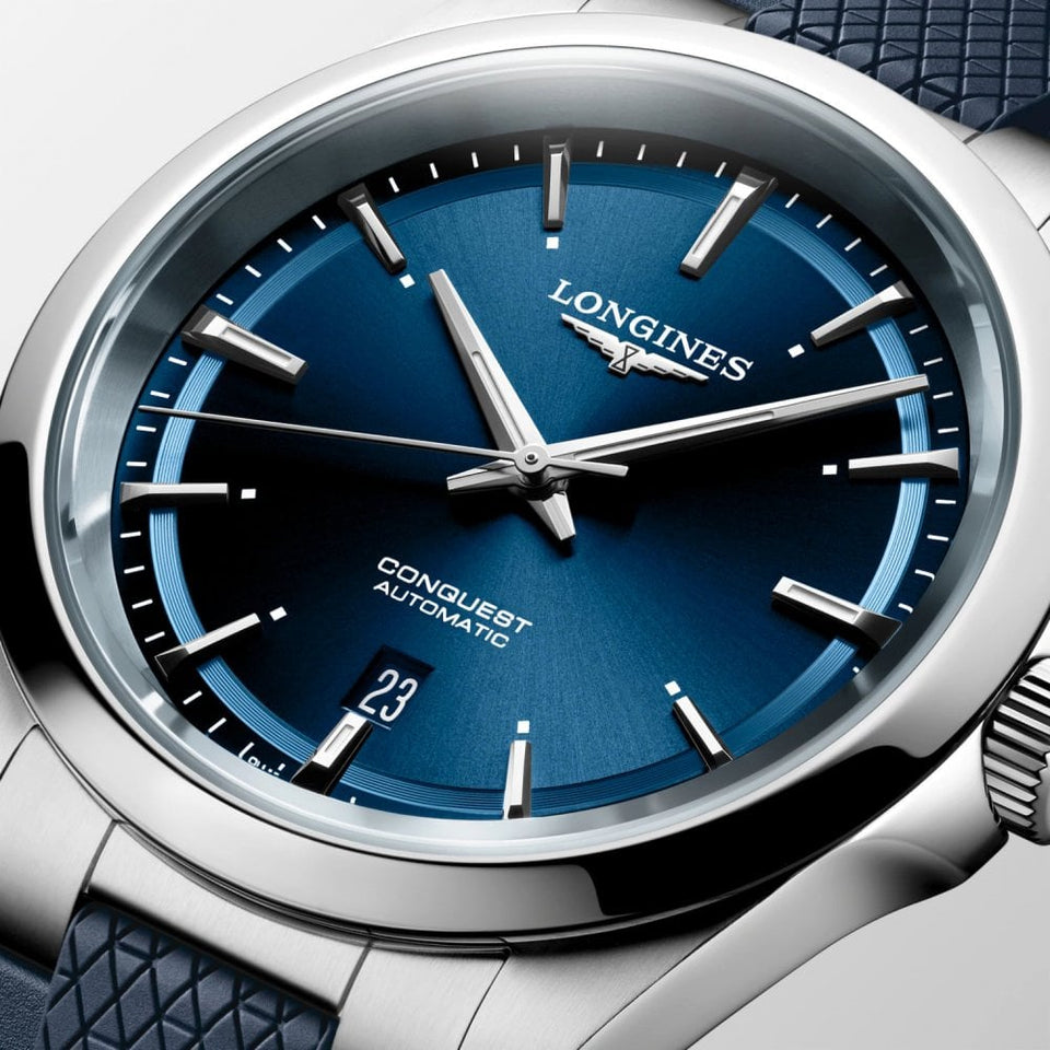Longines Men's CONQUEST 41mm Blue Automatic Watch