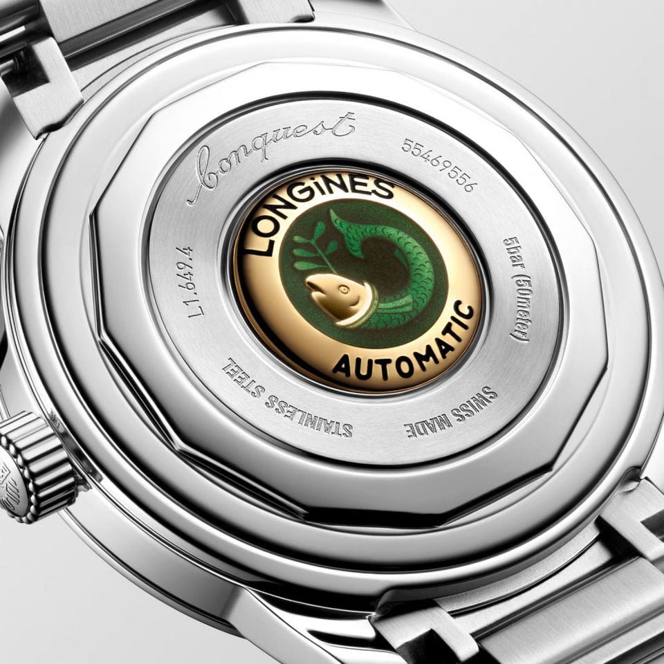 Longines Men's CONQUEST Heritage 38mm Green Dial Automatic Watch