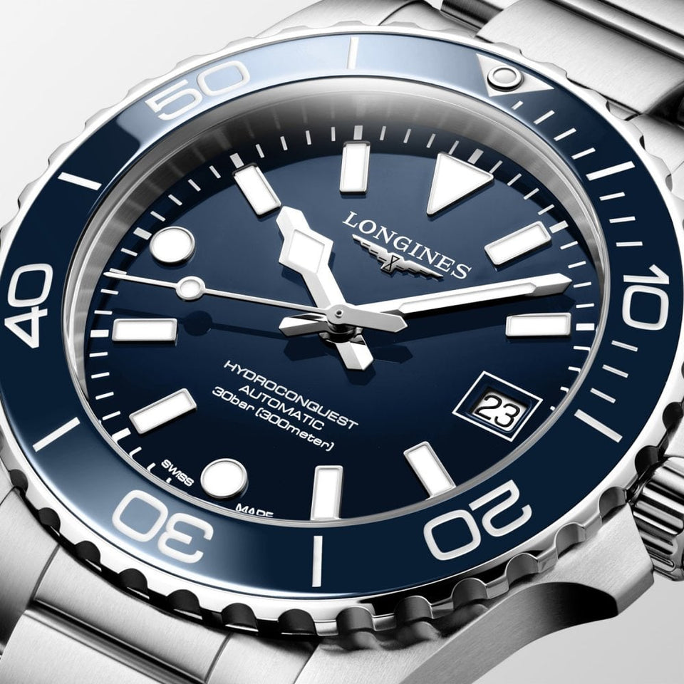 Longines Men's Hydroconquest 39mm Automatic Blue Dial Watch