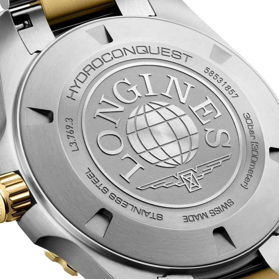 Longines Men's Hydroconquest 42mm Two Tone & Blue Quartz Watch