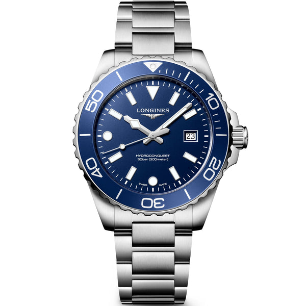 Longines Men's Hydroconquest Blue 42mm Quartz Watch