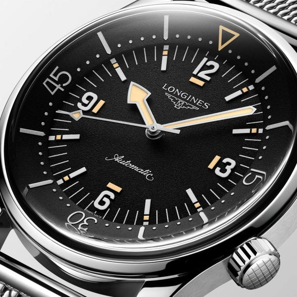 Longines Men's Legend Diver 59 42mm Automatic Mesh Bracelet Watch