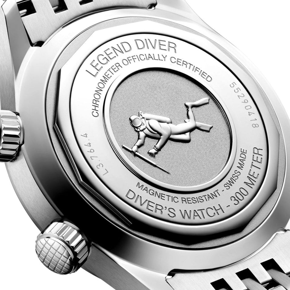 Longines Men's LEGEND DIVER Grey Dial 39mm Automatic Watch
