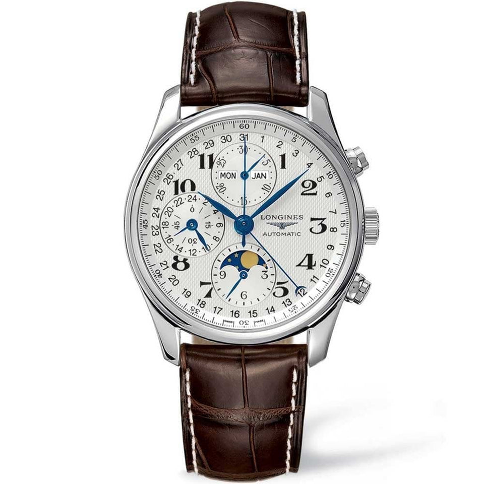 Longines Men's MASTER COLLECTION Moonphase Chronograph Watch | 40mm