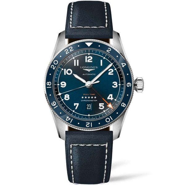 Longines SPIRIT ZULU TIME 42mm Gent's GMT Watch | Blue Dial
