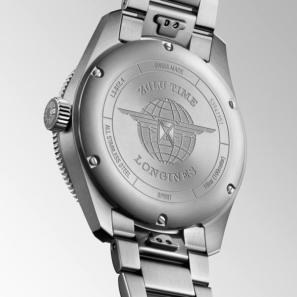 Longines SPIRIT ZULU TIME 42mm GMT Watch | Blue Dial