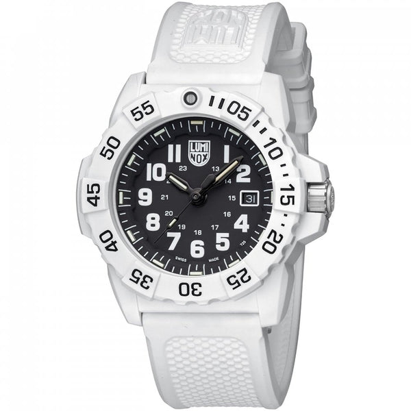 Luminox Artic Edition Navy SEAL 45mm White Rubber Strap Watch