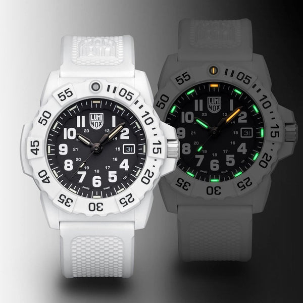 Luminox Artic Edition Navy SEAL 45mm White Rubber Strap Watch